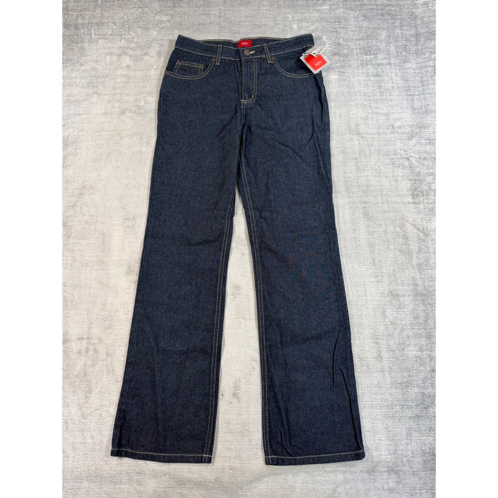 Mossimo Jeans Women 3 Blue Dark Wash Straight Leg Denim Y2K Indie Sleaze NWT